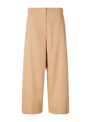 Ulla Johnson Sascha Cotton-twill Wide-leg Cropped Pants | Thumbnail 1 Ulla Johnson Sascha Cotton-twill Wide-leg Cropped Pants | Thumbnail 1
