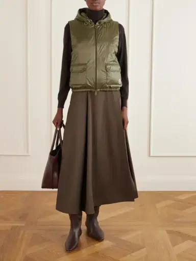 Moncler Lansette Hooded Shell Vest | Thumbnail 2 Moncler Lansette Hooded Shell Vest | Thumbnail 2