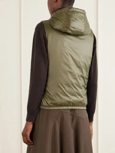 Moncler Lansette Hooded Shell Vest | Thumbnail 3 Moncler Lansette Hooded Shell Vest | Thumbnail 3