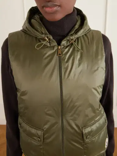 Moncler Lansette Hooded Shell Vest | Thumbnail 4 Moncler Lansette Hooded Shell Vest | Thumbnail 4