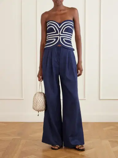 ANDRES OTALORA Ancestra Linen Wide-leg Pants | Thumbnail 2 ANDRES OTALORA Ancestra Linen Wide-leg Pants | Thumbnail 2