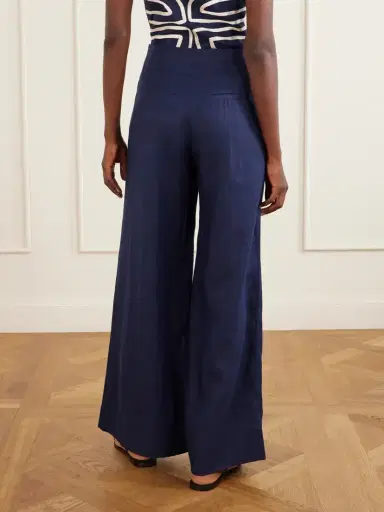 ANDRES OTALORA Ancestra Linen Wide-leg Pants | Thumbnail 3 ANDRES OTALORA Ancestra Linen Wide-leg Pants | Thumbnail 3
