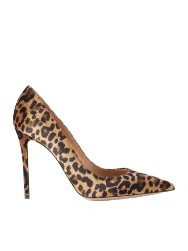 Gianvito Rossi Gianvito 105 Leopard-print Velvet Pumps | Thumbnail 1 Gianvito Rossi Gianvito 105 Leopard-print Velvet Pumps | Thumbnail 1