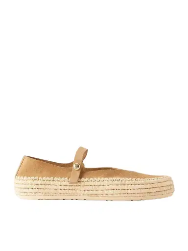 Loewe + Paula's Ibiza Rio Suede Mary Jane Espadrilles | Thumbnail 1 Loewe + Paula's Ibiza Rio Suede Mary Jane Espadrilles | Thumbnail 1