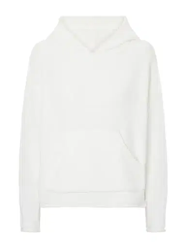 LESET Mae Open-knit Cotton-blend Hoodie | Thumbnail 1 LESET Mae Open-knit Cotton-blend Hoodie | Thumbnail 1