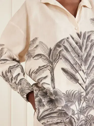 ANDRES OTALORA Cielos Lejanos Printed Linen Shirt | Thumbnail 5 ANDRES OTALORA Cielos Lejanos Printed Linen Shirt | Thumbnail 5