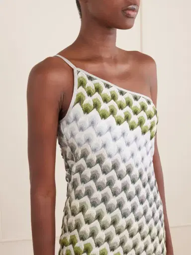 Missoni One-shoulder Metallic Crochet-knit Mini Dress | Thumbnail 4 Missoni One-shoulder Metallic Crochet-knit Mini Dress | Thumbnail 4