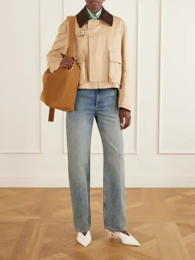 Loewe Anagram-embroidered Mid-rise Wide-leg Jeans | Thumbnail 2 Loewe Anagram-embroidered Mid-rise Wide-leg Jeans | Thumbnail 2