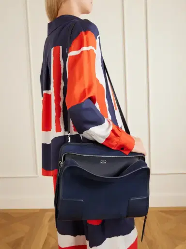 Loewe Amazona Leather-trimmed Suede Tote | Thumbnail 2 Loewe Amazona Leather-trimmed Suede Tote | Thumbnail 2