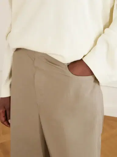 LESET Kyoto Cotton-poplin Low-rise Wide-leg Pants | Thumbnail 5 LESET Kyoto Cotton-poplin Low-rise Wide-leg Pants | Thumbnail 5
