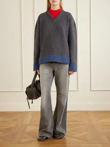 Marni Layered Wool Sweater | Thumbnail 2 Marni Layered Wool Sweater | Thumbnail 2