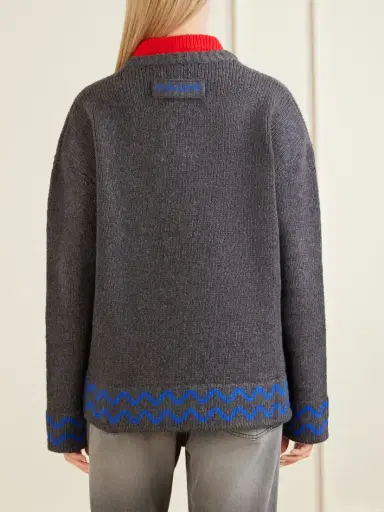 Marni Layered Wool Sweater | Thumbnail 3 Marni Layered Wool Sweater | Thumbnail 3