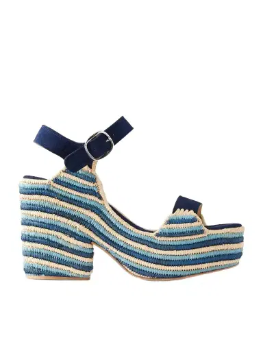 Gabriela Hearst Dardis 100 Crocheted Suede Platform Sandals | Thumbnail 1 Gabriela Hearst Dardis 100 Crocheted Suede Platform Sandals | Thumbnail 1
