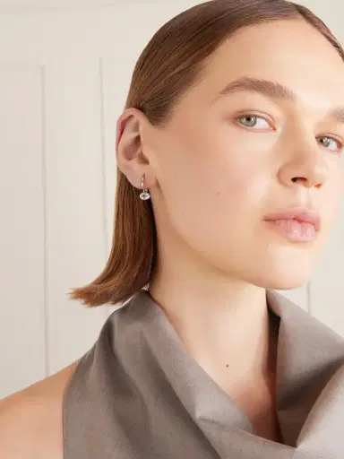 By Pariah Orbit 14-karat Recycled Gold Topaz Earrings | Thumbnail 2 By Pariah Orbit 14-karat Recycled Gold Topaz Earrings | Thumbnail 2
