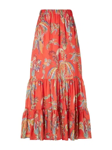 Etro Tiered Printed Cotton Maxi Skirt | Thumbnail 1 Etro Tiered Printed Cotton Maxi Skirt | Thumbnail 1
