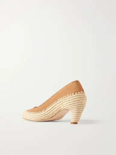 Gabriela Hearst Peggy 50 Crocheted Suede Pumps | Thumbnail 3 Gabriela Hearst Peggy 50 Crocheted Suede Pumps | Thumbnail 3