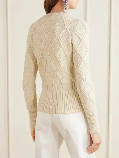 Isabel Marant Holly Knitted Alpaca And Wool-blend Sweatshirt | Thumbnail 4 Isabel Marant Holly Knitted Alpaca And Wool-blend Sweatshirt | Thumbnail 4