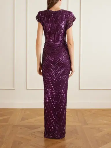 Jenny Packham Lacie Twisted Embellished Tulle Gown | Thumbnail 3 Jenny Packham Lacie Twisted Embellished Tulle Gown | Thumbnail 3