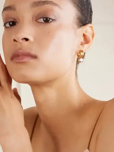 Irene Neuwirth Heroic 18-karat Gold Morganite Earrings | Thumbnail 2 Irene Neuwirth Heroic 18-karat Gold Morganite Earrings | Thumbnail 2