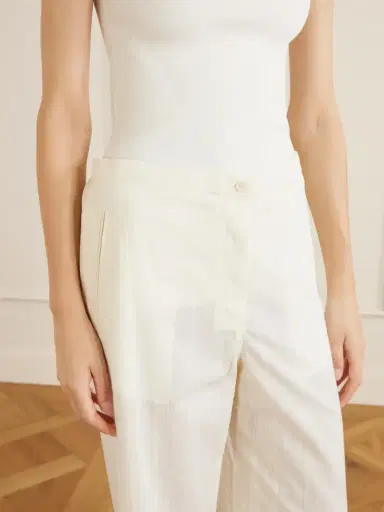 Theory Cotton-poplin Wide-leg Pants | Thumbnail 5 Theory Cotton-poplin Wide-leg Pants | Thumbnail 5