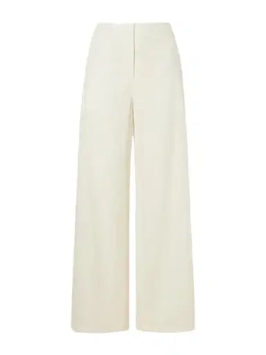 Theory Cotton-poplin Wide-leg Pants | Thumbnail 1 Theory Cotton-poplin Wide-leg Pants | Thumbnail 1