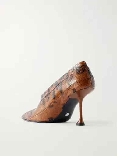 Proenza Schouler Tee 85 Snake-effect Leather Pumps | Thumbnail 3 Proenza Schouler Tee 85 Snake-effect Leather Pumps | Thumbnail 3