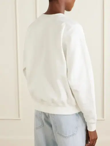 Jil Sander Cropped Cotton-jersey Sweatshirt | Thumbnail 4 Jil Sander Cropped Cotton-jersey Sweatshirt | Thumbnail 4