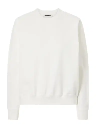 Jil Sander Cropped Cotton-jersey Sweatshirt | Thumbnail 1 Jil Sander Cropped Cotton-jersey Sweatshirt | Thumbnail 1
