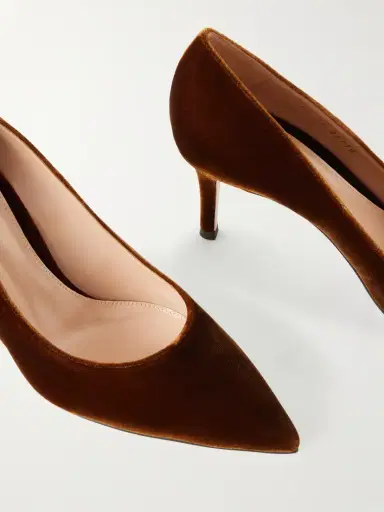 Gianvito Rossi Gianvito 70 Velvet Pumps | Thumbnail 5 Gianvito Rossi Gianvito 70 Velvet Pumps | Thumbnail 5