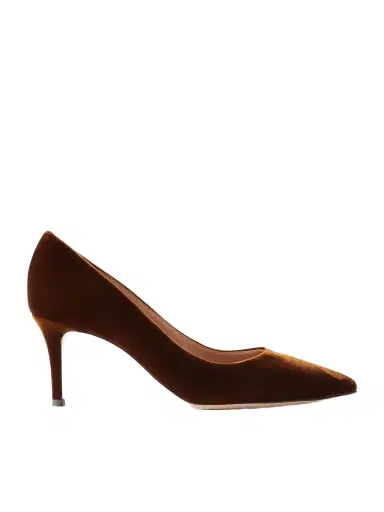 Gianvito Rossi Gianvito 70 Velvet Pumps | Thumbnail 1 Gianvito Rossi Gianvito 70 Velvet Pumps | Thumbnail 1