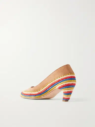 Gabriela Hearst Peggy 50 Crocheted Suede Pumps | Thumbnail 3 Gabriela Hearst Peggy 50 Crocheted Suede Pumps | Thumbnail 3