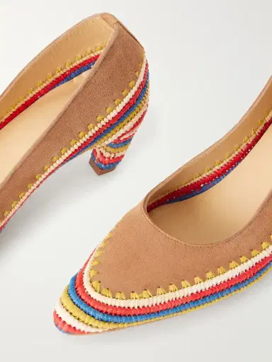 Gabriela Hearst Peggy 50 Crocheted Suede Pumps | Thumbnail 5 Gabriela Hearst Peggy 50 Crocheted Suede Pumps | Thumbnail 5