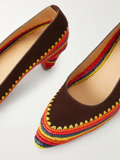 Gabriela Hearst Peggy 50 Crocheted Suede Pumps | Thumbnail 5 Gabriela Hearst Peggy 50 Crocheted Suede Pumps | Thumbnail 5