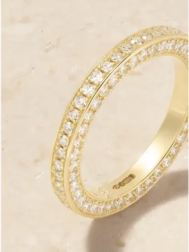 By Pariah Triple 14-karat Recycled Gold Diamond Ring | Thumbnail 3 By Pariah Triple 14-karat Recycled Gold Diamond Ring | Thumbnail 3