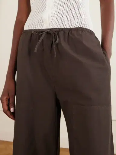 LESET Kyoto Cotton-poplin Low-rise Wide-leg Pants | Thumbnail 5 LESET Kyoto Cotton-poplin Low-rise Wide-leg Pants | Thumbnail 5