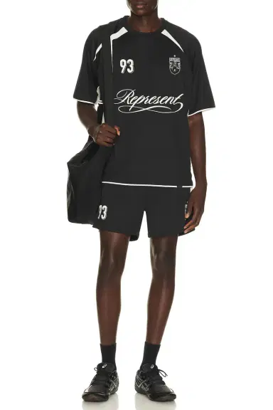 Represent Star Football Panelled Shorts | Thumbnail 5 Represent Star Football Panelled Shorts | Thumbnail 5