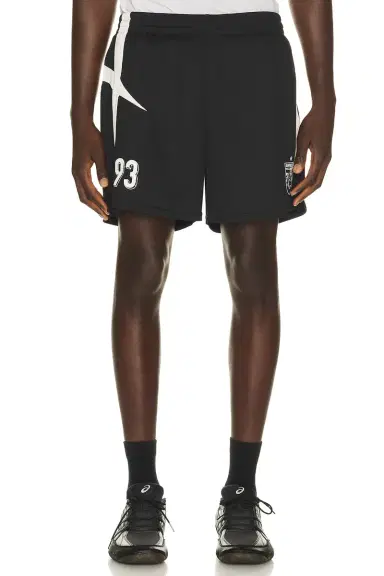 Represent Star Football Panelled Shorts | Thumbnail 1 Represent Star Football Panelled Shorts | Thumbnail 1