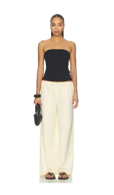susana monaco Waist Gathered Tube Top | Thumbnail 4 susana monaco Waist Gathered Tube Top | Thumbnail 4