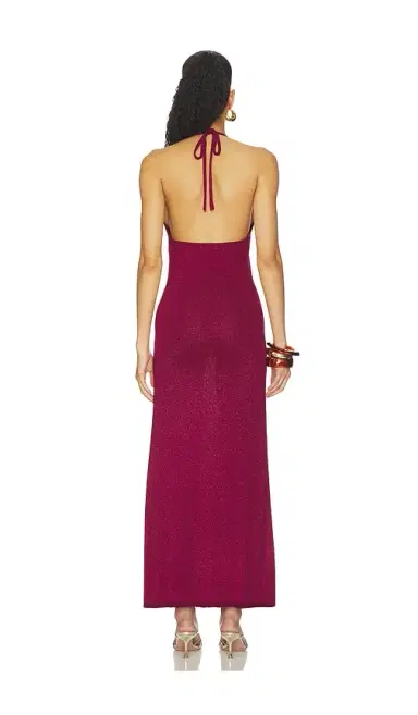 Runaway The Label Ayella Deep-v Knit Maxi Dress | Thumbnail 3 Runaway The Label Ayella Deep-v Knit Maxi Dress | Thumbnail 3