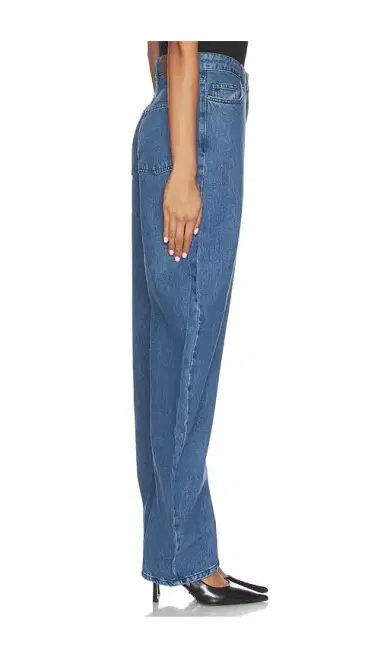 ROTATE Draped Barrel Leg Jeans | Thumbnail 3 ROTATE Draped Barrel Leg Jeans | Thumbnail 3