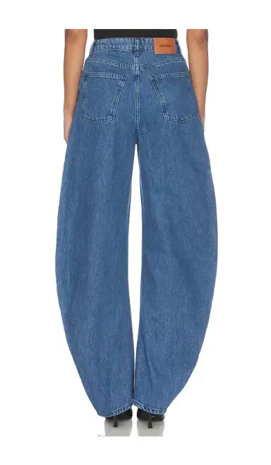 ROTATE Draped Barrel Leg Jeans | Thumbnail 4 ROTATE Draped Barrel Leg Jeans | Thumbnail 4