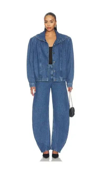 ROTATE Draped Barrel Leg Jeans | Thumbnail 5 ROTATE Draped Barrel Leg Jeans | Thumbnail 5