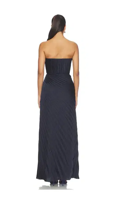 AMUR Kaylani Pleated Gown | Thumbnail 4 AMUR Kaylani Pleated Gown | Thumbnail 4