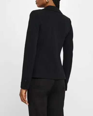 Emporio Armani Single-Button Stretch Jersey Jacket | Thumbnail 3 Emporio Armani Single-Button Stretch Jersey Jacket | Thumbnail 3