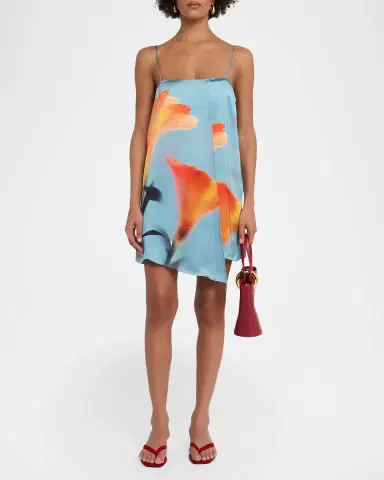MISA Los Angeles Inez Satin Mini Dress | Thumbnail 2 MISA Los Angeles Inez Satin Mini Dress | Thumbnail 2