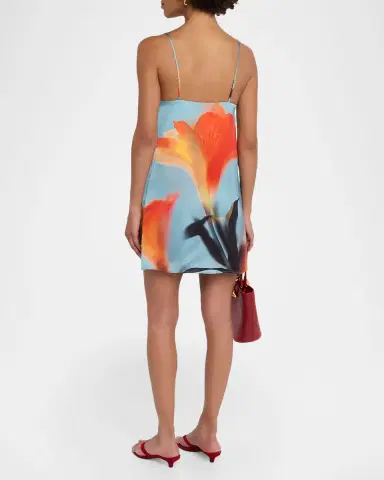MISA Los Angeles Inez Satin Mini Dress | Thumbnail 3 MISA Los Angeles Inez Satin Mini Dress | Thumbnail 3