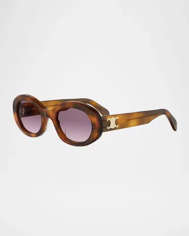 CELINE Triomphe 52mm Oval Sunglasses | Thumbnail 2 CELINE Triomphe 52mm Oval Sunglasses | Thumbnail 2