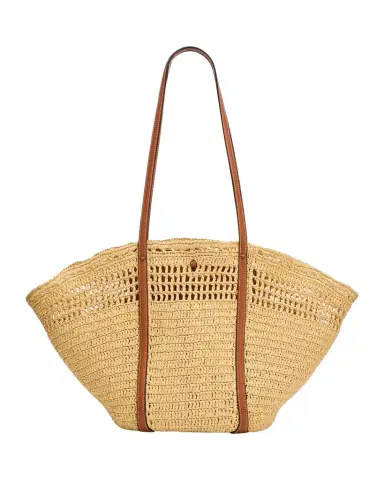 Ulla Johnson Marina Raffia Leather-Trim Tote Bag | Thumbnail 1 Ulla Johnson Marina Raffia Leather-Trim Tote Bag | Thumbnail 1
