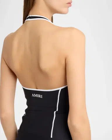 AMIRI MA Pleated Halter Mini Tennis Dress | Thumbnail 5 AMIRI MA Pleated Halter Mini Tennis Dress | Thumbnail 5
