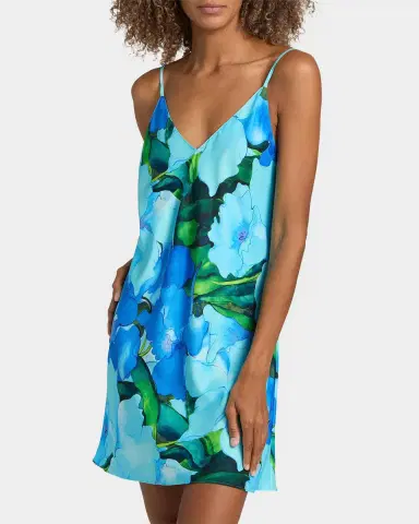 Natori Isla Low-Back Floral Chemise | Thumbnail 4 Natori Isla Low-Back Floral Chemise | Thumbnail 4